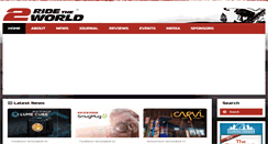 Desktop Screenshot of 2ridetheworld.com