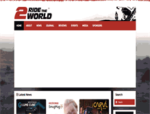 Tablet Screenshot of 2ridetheworld.com